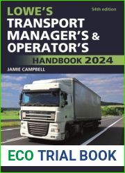 Lowe|s Transport Manager|s and Operator|s Handbook 2024