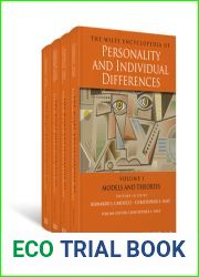 The Wiley Encyclopedia of Personality and Individual Differences, Set (The Wiley Encyclopedia of Personality and Individual Differences, 4 Volumes)