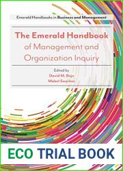 The Emerald Handbook of Management and Organization Inquiry
