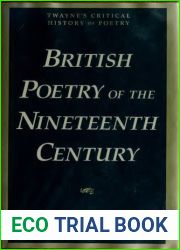 British Poetry of the Nineteenth Century (Twayne|s Critical History of Poetry Series)