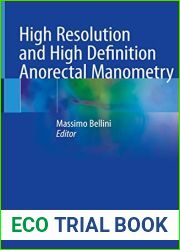 High Resolution and High Definition Anorectal Manometry