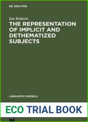 The Representation of Implicit and Dethematized Subjects