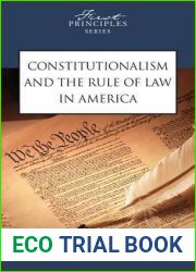 Constitutionalism And The Rule Of Law In America