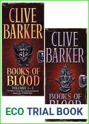 Books Of Blood Omnibus Series by Clive Barker 2 Books Collection Set (Volumes 1-6) - Fiction