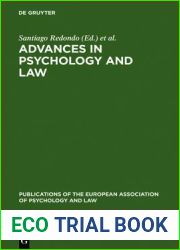 Advances in Psychology and Law: International Contributions
