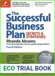 The Successful Business Plan: Secrets and Strategies (Successful Business Plan Secrets and Strategies)