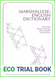 Marshallese-English Dictionary (PALI Language Texts-Micronesia)