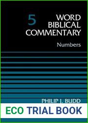 Numbers, Volume 5 (Word Biblical Commentary)