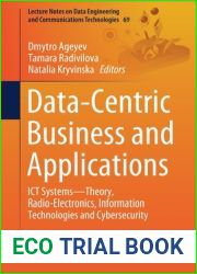 Data-Centric Business and Applications: ICT Systems - Theory, Radio-Electronics, Information Technologies and Cybersecurity (Lecture Notes on Data Engineering and Communications Technologies)
