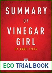 Summary of Vinegar Girl: by Anne Tyler | Includes Analysis