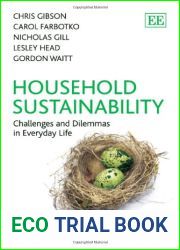 Household Sustainability: Challenges and Dilemmas in Everyday Life