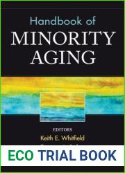 Handbook of Minority Aging