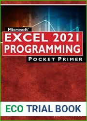 Microsoft Excel 2021 Programming Pocket Primer