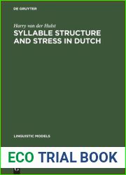 Syllable Structure and Stress in Dutch
