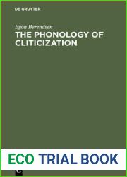 The Phonology of Cliticization