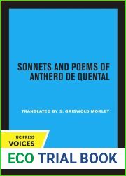 Sonnets and Poems of Anthero de Quental