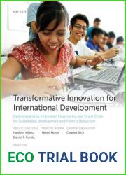 Transformative Innovation for International Development: Operationalizing Innovation Ecosystems and Smart Cities for Sustainable Development and Poverty Reduction