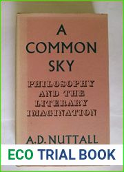 A Common Sky: Philosophy and the Literary Imagination