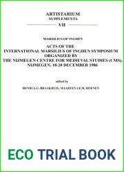 Marsilius of Inghen: Acts of the International Marsilius of Inghen Symposium organized by the Nijmengen centre for Medieval Studies (CMS), Nijmegen, … (Artistarium: Supplementa) (Latin Edition)