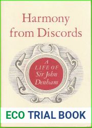 Harmony from discords: A life of Sir John Denham