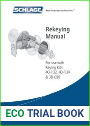 Schlage Rekeying Manual