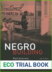 Negro Building: Black Americans in the World of Fairs and Museums