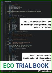 An Introduction to Assembly Programming with RISC-V
