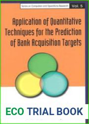 Application of Quantitative Techniques for the Prediction of Bank Acquisition Targets, Volume 5