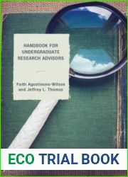 Handbook for Undergraduate Research Advisors