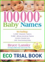 [100, 000+ Baby Names] (By: Bruce Lansky) [published: May, 2006]
