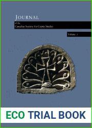 Journal of the Canadian Society for Coptic Studies Journal de la societe canadienne our les etudes coptes: 2010