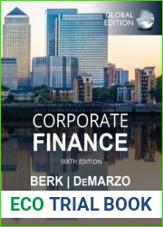 Corporate Finance, Global Edition, 6th edition