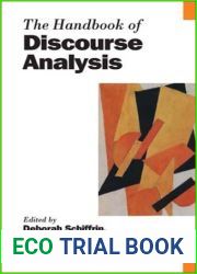 The Handbook of Discourse Analysis