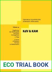 KdV and KAM (Ergebnisse der Mathematik und ihrer Grenzgebiete. 3. Folge A Series of Modern Surveys in Mathematics, 45)