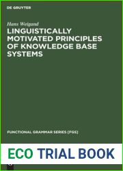 Linguistically motivated principles of knowledge base systems