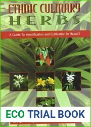 Ethnic Culinary Herbs: A Guide to Identification and Cultivation in Hawaii
