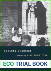 Persons Unknown (Crab Orchard Series in Poetry)