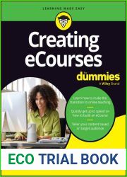 Creating eCourses For Dummies (For Dummies (Career Education))