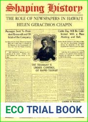 Shaping History: The Role of Newspapers in Hawai|I