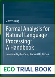 Formal Analysis for Natural Language Processing: A Handbook