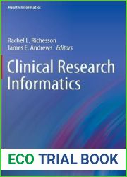 Clinical Research Informatics (Health Informatics)