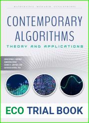 Contemporary Algorithms: Theory and Applications. Volume I