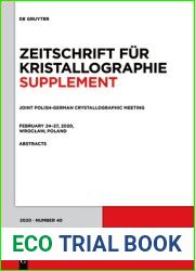 Joint Polish-German Crystallographic Meeting, February 24-27, 2020, Wroclaw, Poland (Zeitschrift fur Kristallographie Supplemente, 40)