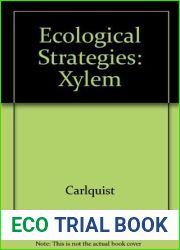 Ecological Strategies of Xylem Evolution