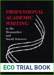 Professional Academic Writing in the Humanities and Social Sciences