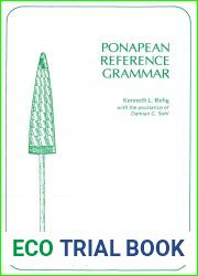 Ponapean Reference Grammar (PALI Language Texts-Micronesia)