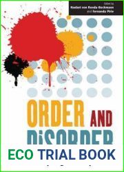Order and Disorder: Anthropological Perspectives (Monographs in German History)