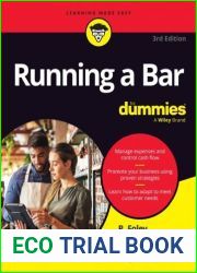 Running A Bar For Dummies, 3rd Ed.