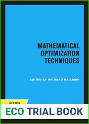 Mathematical Optimization Techniques