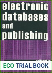 Electronic Databases and Publishing